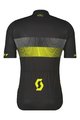 SCOTT Cyklistický dres s krátkym rukávom - TEAM 10 - čierna/žltá