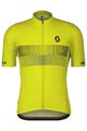 SCOTT Cyklistický dres s krátkym rukávom - RC TEAM 10 SS - žltá/čierna
