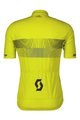 SCOTT Cyklistický dres s krátkym rukávom - RC TEAM 10 SS - žltá/čierna