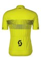SCOTT Cyklistický dres s krátkym rukávom - TEAM 10 - žltá