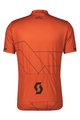SCOTT Cyklistický dres s krátkym rukávom - TEAM 20 - oranžová