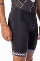 SCOTT Cyklistické nohavice krátke s trakmi - RC TEAM ++ - čierna/biela