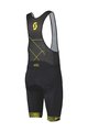 SCOTT Cyklistické nohavice krátke s trakmi - RC TEAM ++ - čierna/žltá