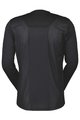 SCOTT Cyklistický dres s dlhým rukávom letný - TRAIL FLOW LS - čierna/šedá