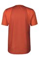 SCOTT Cyklistický dres s krátkym rukávom - TRAIL VERTIC SS - oranžová