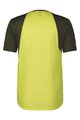 SCOTT Cyklistický dres s krátkym rukávom - TRAIL VERTIC SS - zelená/žltá
