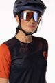SCOTT Cyklistický dres s krátkym rukávom - TRAIL VERTIC SS LADY - modrá/oranžová