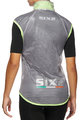 SIX2 Cyklistická vesta - GHOST - transparentná/žltá