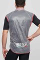 SIX2 Cyklistická vesta - GHOST - transparentná/červená