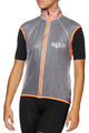 SIX2 Cyklistická vesta - GHOST - transparentná/oranžová