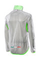 SIX2 Cyklistická vetruodolná bunda - GHOST - transparentná/zelená