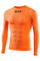 SIX2 Cyklistické tričko s dlhým rukávom - TS2 C - oranžová