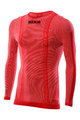 SIX2 Cyklistické tričko s dlhým rukávom - TS2 - červená
