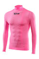 SIX2 Cyklistické tričko s dlhým rukávom - TS3 C - ružová