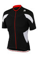 SPORTFUL Cyklistický dres s krátkym rukávom - CRANK - čierna