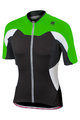 SPORTFUL Cyklistický dres s krátkym rukávom - CRANK - zelená/čierna