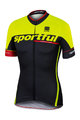 SPORTFUL Cyklistický dres s krátkym rukávom - SC TEAM - čierna/žltá