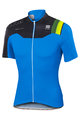 SPORTFUL Cyklistický dres s krátkym rukávom - BODYFIT PRO TEAM - čierna/modrá