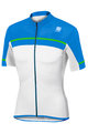 SPORTFUL Cyklistický dres s krátkym rukávom - PISTA - svetlo modrá/biela