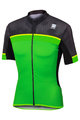 SPORTFUL Cyklistický dres s krátkym rukávom - PISTA - šedá/zelená