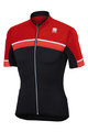 SPORTFUL Cyklistický dres s krátkym rukávom - PISTA - červená/šedá