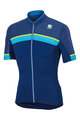 SPORTFUL Cyklistický dres s krátkym rukávom - PISTA - modrá