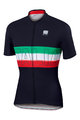 SPORTFUL Cyklistický dres s krátkym rukávom - ITALIA - čierna