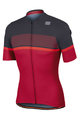 SPORTFUL Cyklistický dres s krátkym rukávom - FREQUENCE - ružová/šedá