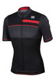 SPORTFUL Cyklistický dres s krátkym rukávom - SQUADRA CORSE - červená/šedá/čierna