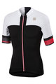 SPORTFUL Cyklistický dres s krátkym rukávom - STRIKE - biela/čierna