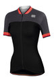 SPORTFUL Cyklistický dres bez rukávov - GRACE LADY - čierna/šedá