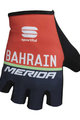 SPORTFUL Cyklistické rukavice krátkoprsté - BAHRAIN MERIDA 2017 - čierna/červená