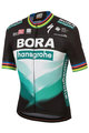 SPORTFUL Cyklistický dres s krátkym rukávom - BORA HANSGROHE 2020 - čierna/zelená/viacfarebná