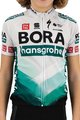 SPORTFUL Cyklistický dres s krátkym rukávom - BORA 2021 KIDS BOH - zelená/šedá