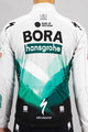 SPORTFUL Cyklistická zateplená bunda - BORA HANSGROHE 2021 - zelená/šedá