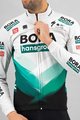 SPORTFUL Cyklistická zateplená bunda - BORA HANSGROHE 2021 - zelená/šedá