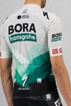 SPORTFUL Cyklistický dres s krátkym rukávom - BORA HANSGROHE 2021 - šedá/zelená