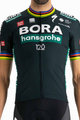 SPORTFUL Cyklistický dres s krátkym rukávom - BORA HANSGROHE 2021  - šedá/zelená