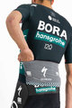 SPORTFUL Cyklistický dres s krátkym rukávom - BORA HANSGROHE 2021 - zelená/čierna