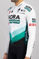 SPORTFUL Cyklistický dres s dlhým rukávom zimný - BORA 2021 WINTER - šedá/zelená