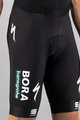 SPORTFUL Cyklistické nohavice krátke s trakmi - BORA HANSGROHE 2021 - čierna