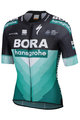 SPORTFUL Cyklistický dres s krátkym rukávom - BORA HANSGROHE 2019  - zelená/čierna