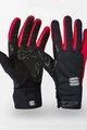 SPORTFUL Cyklistické rukavice dlhoprsté - WS ESSENTIAL 2 - červená/čierna