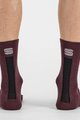 SPORTFUL Cyklistické ponožky klasické - MERINO WOOL 18 - bordová