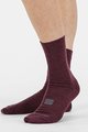 SPORTFUL Cyklistické ponožky klasické - WOOL WOMAN 16 - bordová