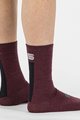SPORTFUL Cyklistické ponožky klasické - WOOL WOMAN 16 - bordová