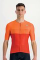 SPORTFUL Cyklistický dres s krátkym rukávom - LIGHT PRO - oranžová