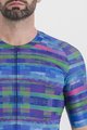 SPORTFUL Cyklistický dres s krátkym rukávom - GLITCH BOMBER - modrá