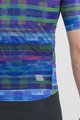 SPORTFUL Cyklistický dres s krátkym rukávom - GLITCH BOMBER - viacfarebná/modrá