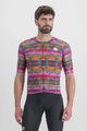SPORTFUL Cyklistický dres s krátkym rukávom - GLITCH BOMBER - zelená